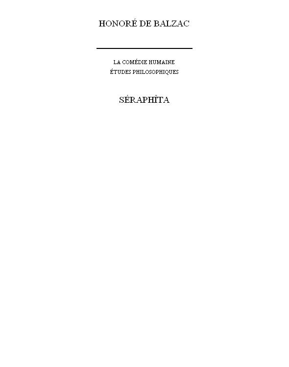 Seraphita: