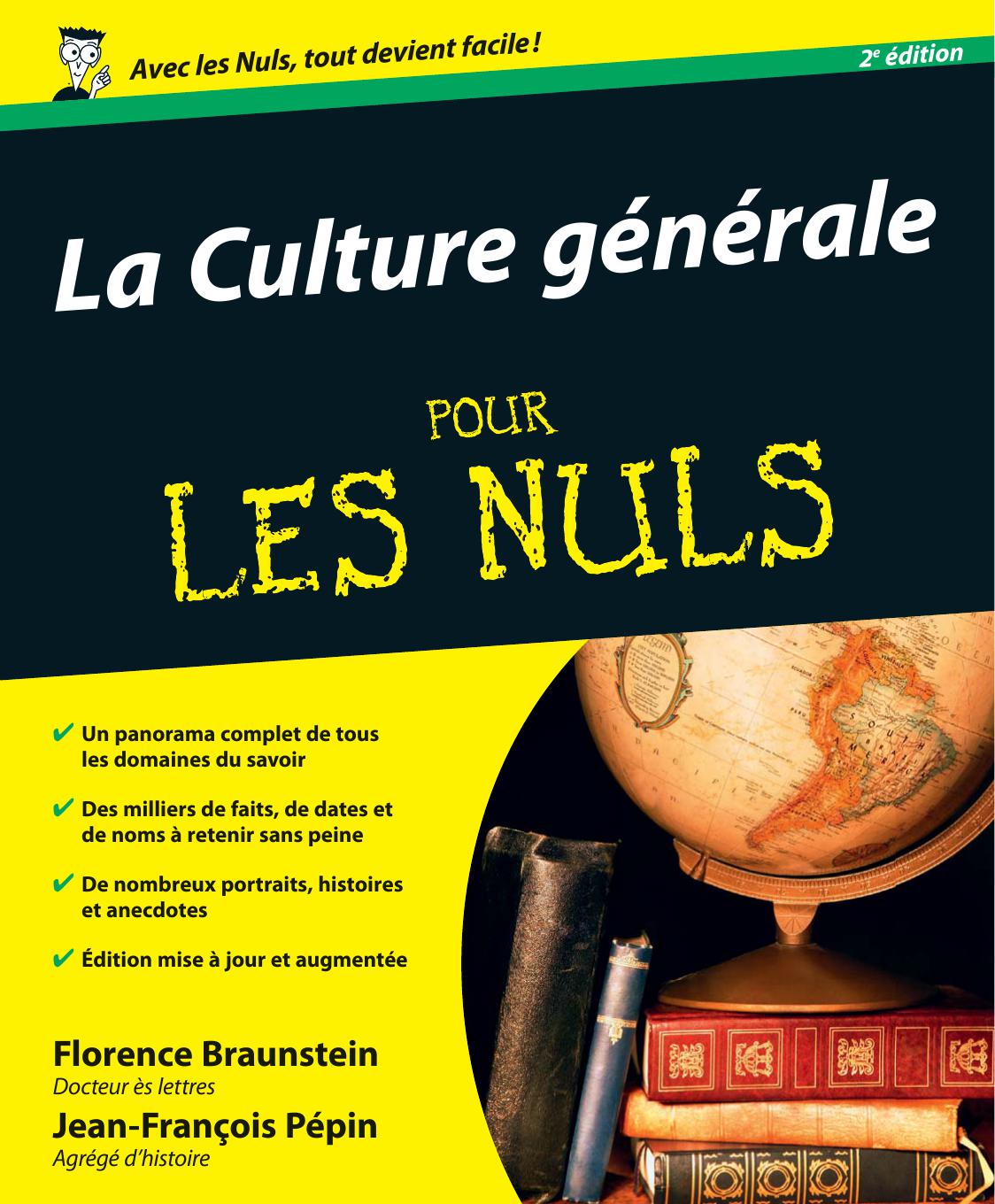 Culture Générale POUR LES NULS
