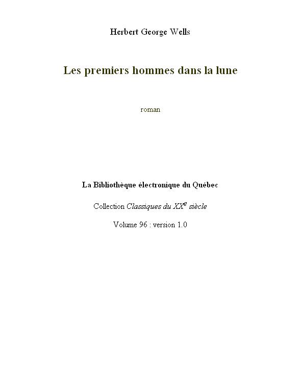 Les premiers hommes dans la lune