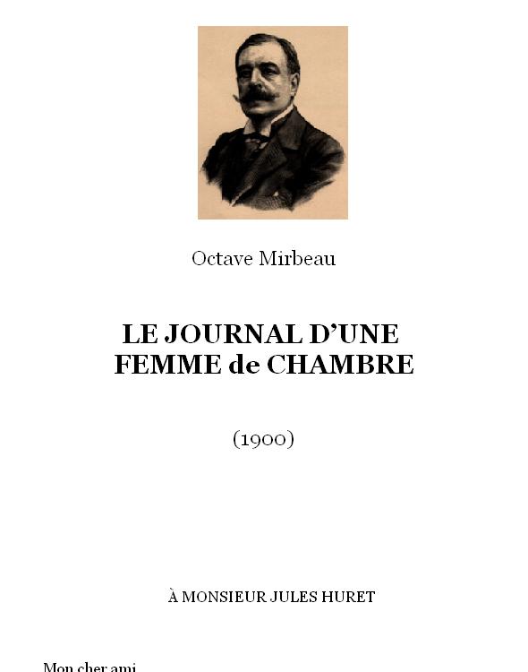 Le Journal d'une femme de chambre