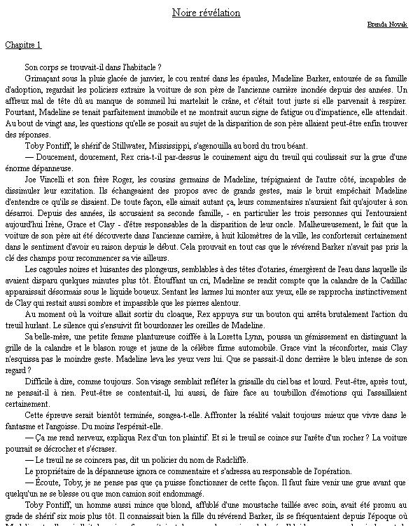 Trilogie de Stillwater T3 : Noire révélation