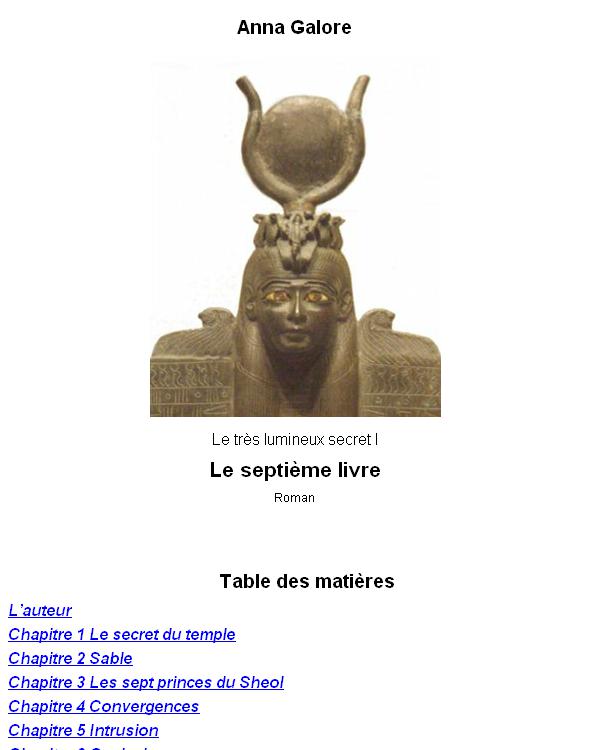 Le septième livre