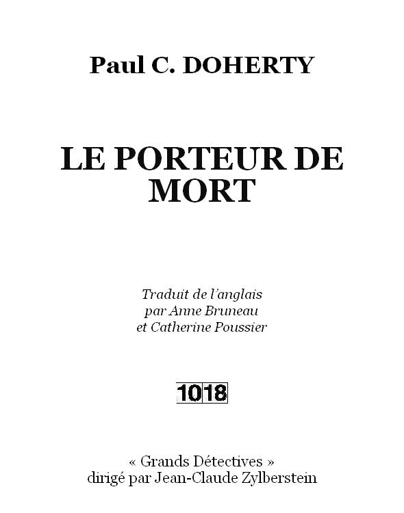 [Hugh Corbett 16] Le porteur de mort