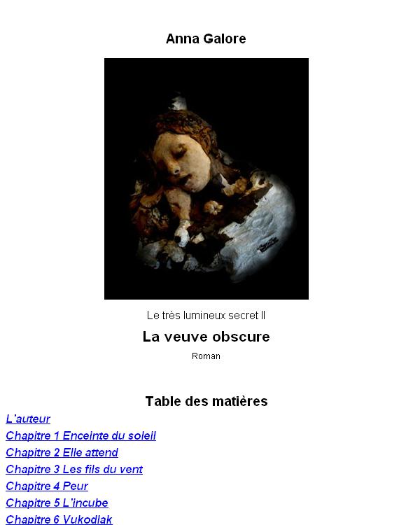 La veuve obscure