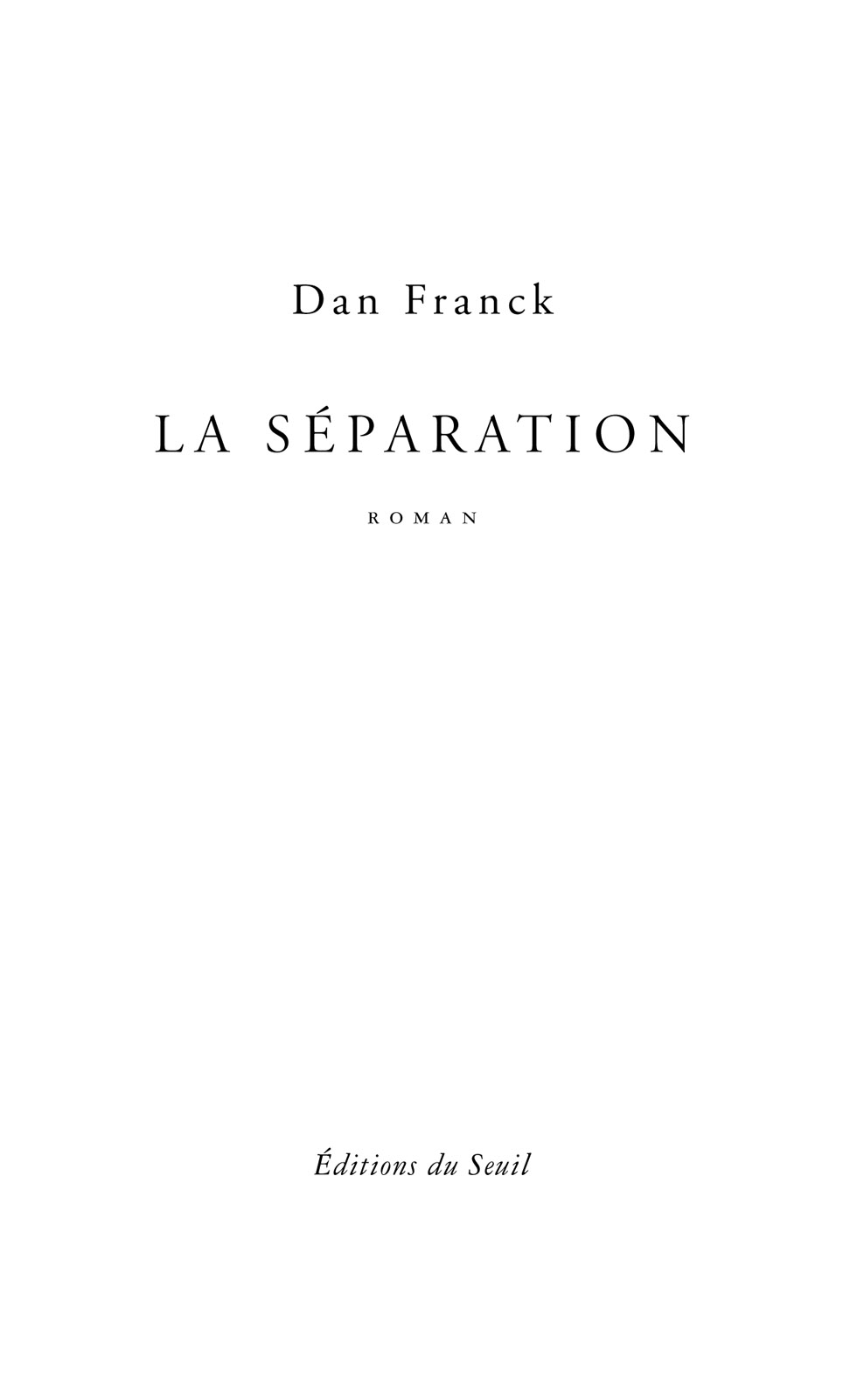 La Séparation