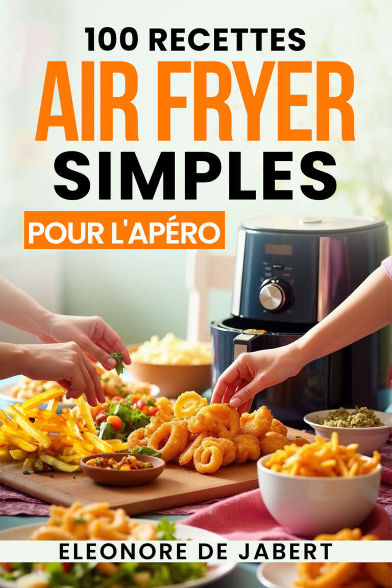 100 Recettes AirFryer Simples pour l’Apéro: + de 100 Apéritifs Croustillants et Faciles à Réaliser avec Votre Air Fryer : Rapides, Sains et Gourmands (French Edition)