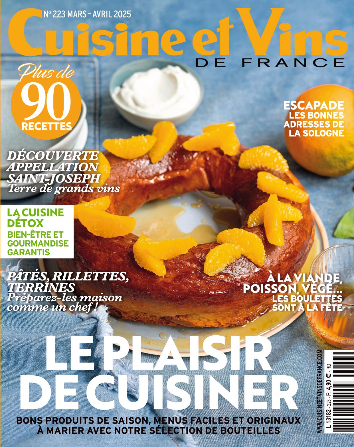 Cuisine et Vins de France No. 223 - Mars/Avril 2025