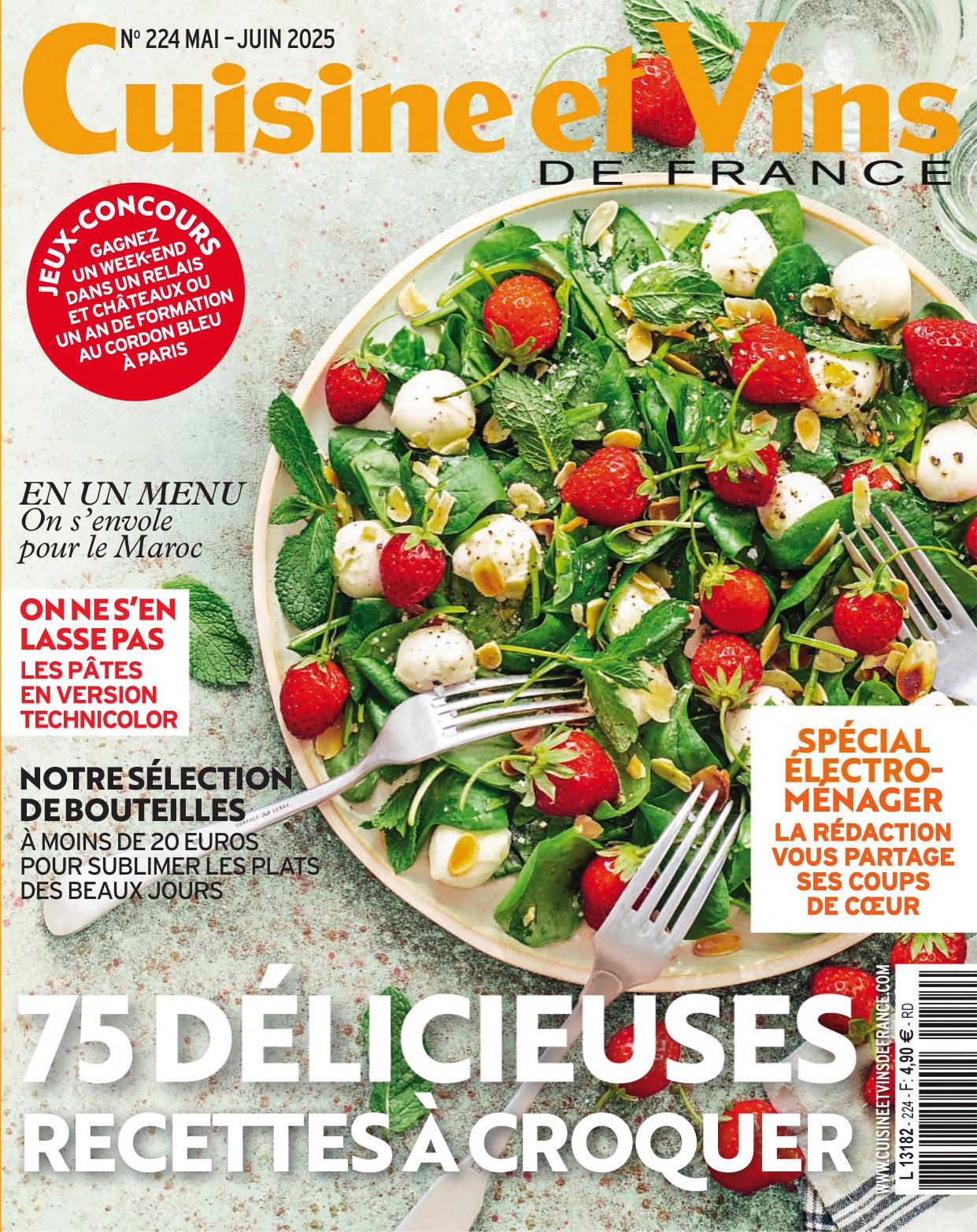 Cuisine et Vins de France No. 224 - Mai/Juin 2025